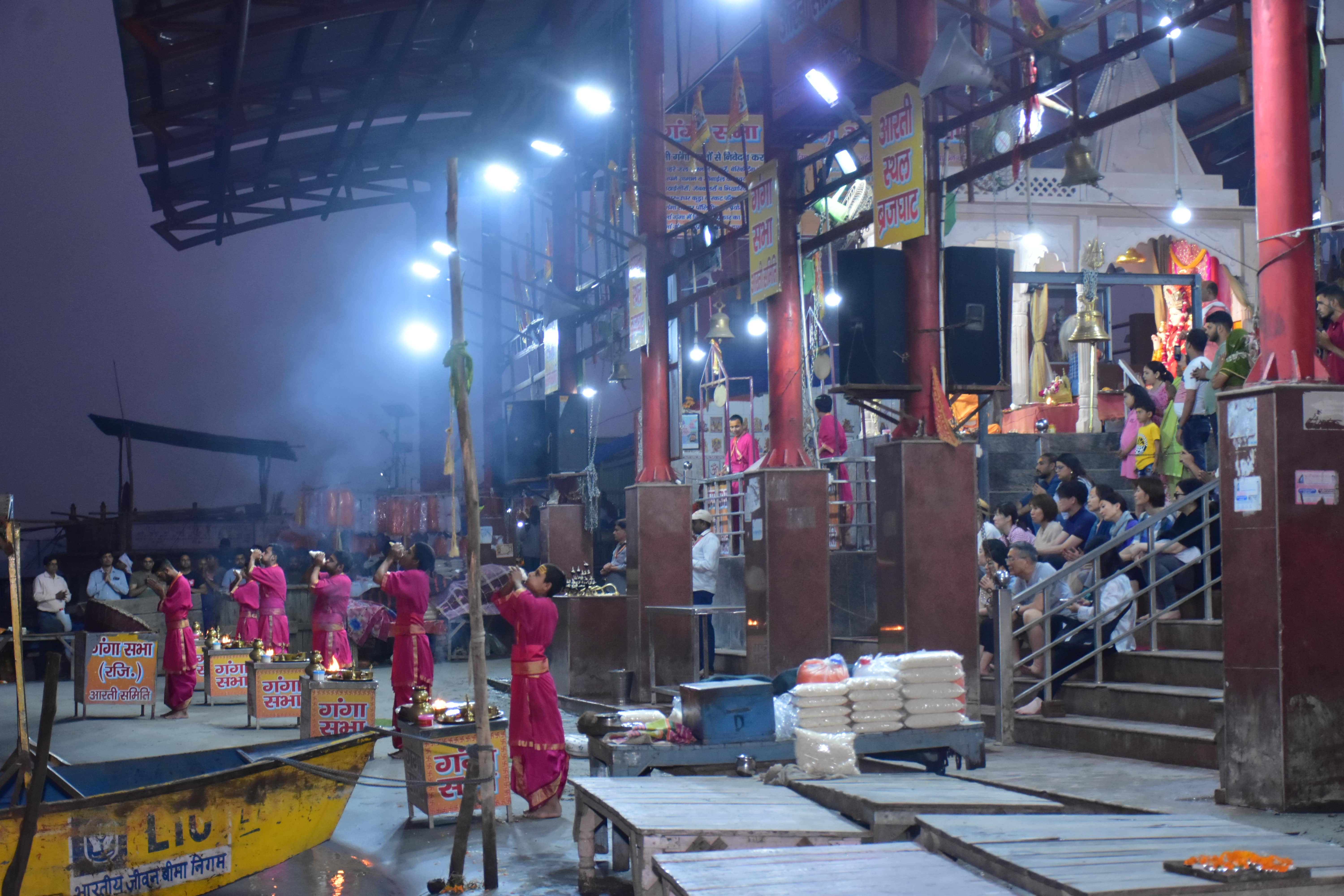 Ganga Aarti in Garhganga